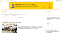 Desktop Screenshot of mahasarakhamuniversity.blogspot.com