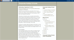 Desktop Screenshot of corporateholidayecards.blogspot.com