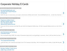 Tablet Screenshot of corporateholidayecards.blogspot.com