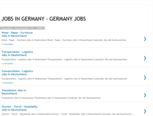 Tablet Screenshot of jobs-germany.blogspot.com