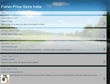 Tablet Screenshot of fisher-pricestoreindia.blogspot.com