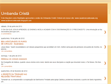 Tablet Screenshot of cristonaumbanda.blogspot.com