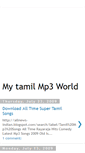 Mobile Screenshot of mytamilmp3world.blogspot.com