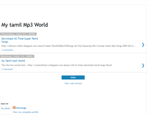 Tablet Screenshot of mytamilmp3world.blogspot.com