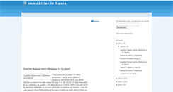 Desktop Screenshot of immobilierlehavre-37.blogspot.com