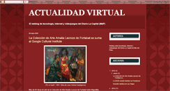 Desktop Screenshot of lacapital-actualidadvirtual.blogspot.com