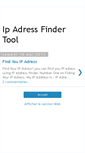 Mobile Screenshot of ip-adress-finder-tool.blogspot.com