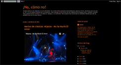 Desktop Screenshot of no-como-no.blogspot.com