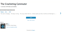 Tablet Screenshot of crochetingcommuter.blogspot.com