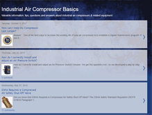 Tablet Screenshot of industrialaircompressors.blogspot.com