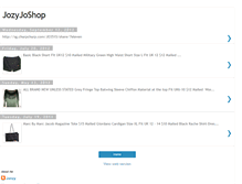 Tablet Screenshot of jozyjoshop.blogspot.com