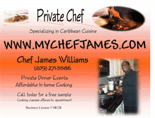 Tablet Screenshot of mychefjames.blogspot.com