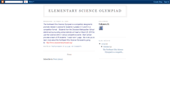 Desktop Screenshot of elementaryscienceolympiad.blogspot.com