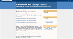 Desktop Screenshot of northportfloridacorruption.blogspot.com