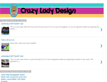 Tablet Screenshot of crazyladydesign.blogspot.com