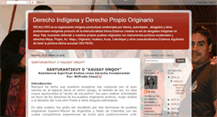 Desktop Screenshot of derechosindigenasabyayala.blogspot.com