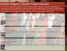 Tablet Screenshot of derechosindigenasabyayala.blogspot.com