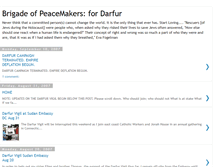 Tablet Screenshot of brigadeofpeacemakersfordarfur.blogspot.com