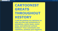 Desktop Screenshot of cartoonistgreats.blogspot.com