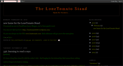 Desktop Screenshot of lonetomato.blogspot.com