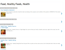 Tablet Screenshot of healthfood123.blogspot.com