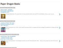 Tablet Screenshot of paperdragonbooks.blogspot.com