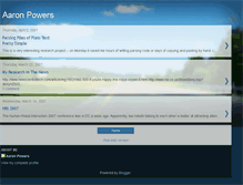Tablet Screenshot of aaronpowers.blogspot.com
