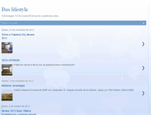 Tablet Screenshot of buslifestyle.blogspot.com
