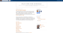 Desktop Screenshot of plusoneforschools.blogspot.com