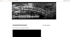 Desktop Screenshot of carnavalulgandurilor.blogspot.com