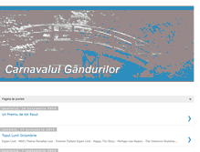Tablet Screenshot of carnavalulgandurilor.blogspot.com