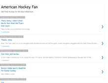 Tablet Screenshot of americanhockeyfan.blogspot.com