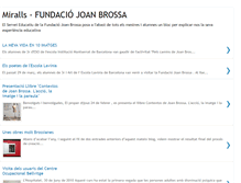 Tablet Screenshot of miralls-fundaciojoanbrossa.blogspot.com