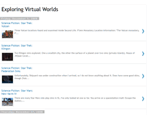 Tablet Screenshot of exploringvirtualworlds.blogspot.com