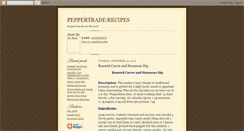 Desktop Screenshot of peppertraderecipes.blogspot.com
