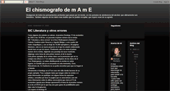 Desktop Screenshot of chismografo.blogspot.com