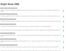 Tablet Screenshot of brightminds2006.blogspot.com
