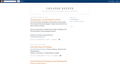 Desktop Screenshot of cheaperkeeper.blogspot.com