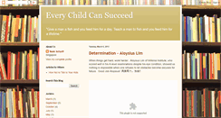 Desktop Screenshot of everychildcansucceed.blogspot.com