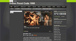 Desktop Screenshot of indianpenalcode1860.blogspot.com