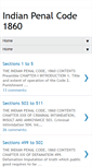 Mobile Screenshot of indianpenalcode1860.blogspot.com