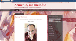 Desktop Screenshot of melodiedarmenie.blogspot.com