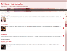 Tablet Screenshot of melodiedarmenie.blogspot.com