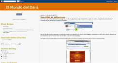Desktop Screenshot of elmundodeldani.blogspot.com