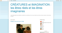 Desktop Screenshot of creatures-imagination.blogspot.com