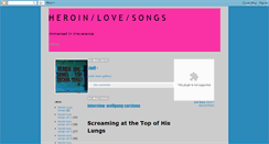 Desktop Screenshot of heroinlovesongsjournal.blogspot.com