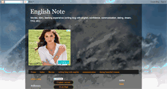 Desktop Screenshot of english-note-diary.blogspot.com