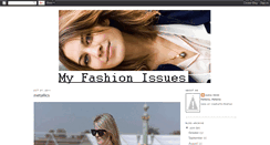 Desktop Screenshot of meandmyfashionissues.blogspot.com