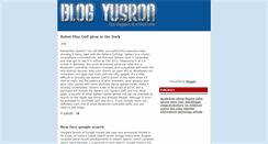 Desktop Screenshot of blogyusron.blogspot.com