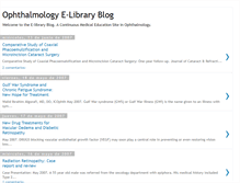 Tablet Screenshot of ophthalmology-library.blogspot.com